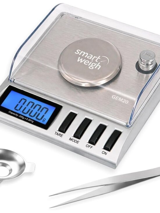 Other - 20g x 0.001 Grams, High Precision Digital Milligram Jewelry Scale, Reloading, Je